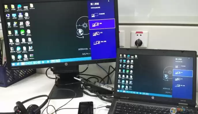 笔记本连主机当显示器，笔记本连接显示器做主机