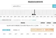 域名注册历史信息查询，域名历史注册记录查询