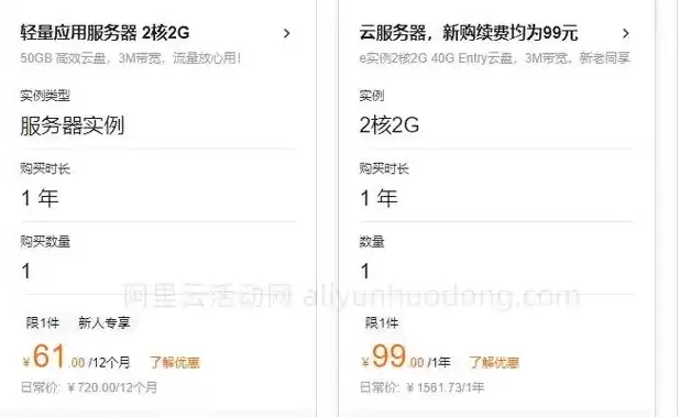 价格低的云服务器，便宜一点的云服务器