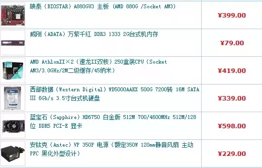 配一台2000办公主机多少钱，配一台2000办公主机