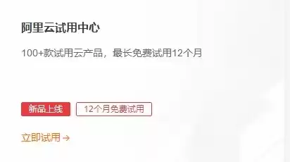 阿里云服务器试用中心，阿里云云服务器免费试用怎么试用