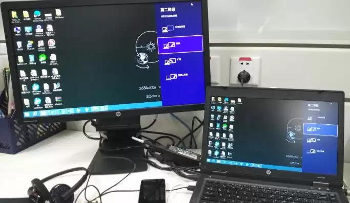 怎么用笔记本当主机外接显示器，笔记本当主机外接显示器win10使用
