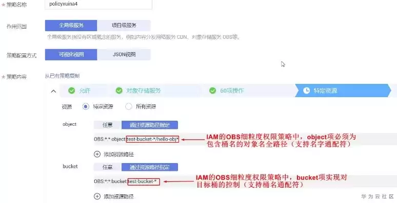 obs存储路径，obs对象存储部署只能用java吗