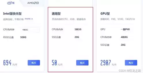 便宜的云服务器一年多少钱，云服务器一月多少钱