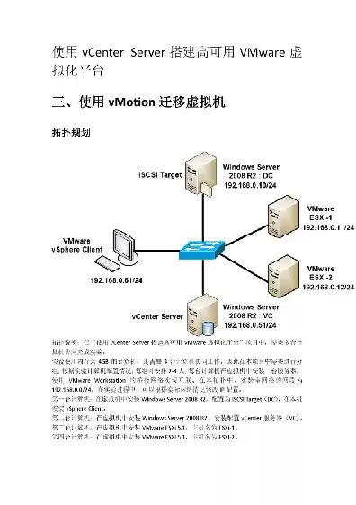 虚拟机迁移技术，虚拟机迁移方案