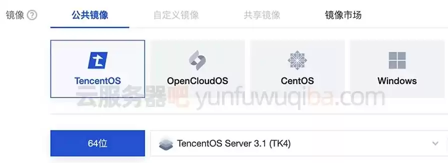 腾讯云服务器镜像下载，腾讯云服务器镜像怎么选择