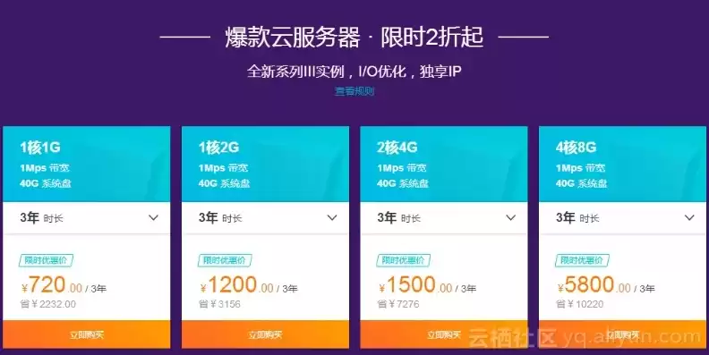 阿里云买服务器多少钱，便宜的服务器阿里云在哪里购买