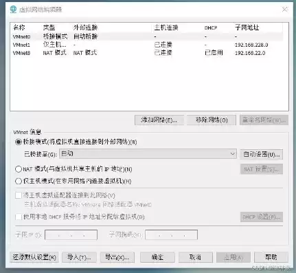 vmware怎么设置网卡，vmware虚拟机网卡设置