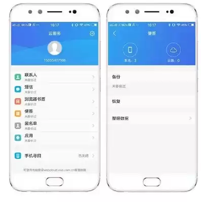 云服务vivo账号登录用别的手机可以查到吗，云服务vivo