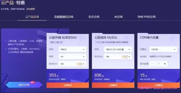 云服务器购买 优惠，云服务器购买