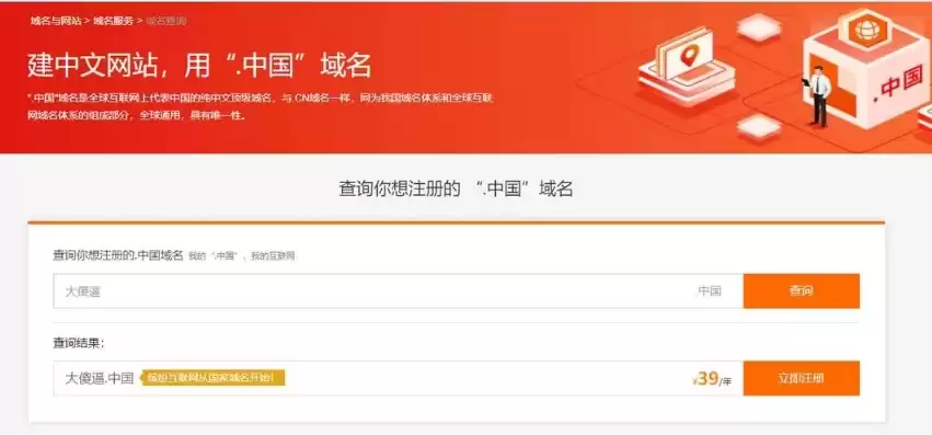 web免费网站，中文域名注册官网入口