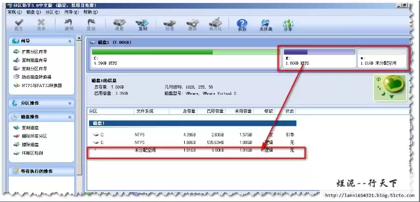 虚拟机扩充硬盘内部内存不变，虚拟机如何扩充硬盘