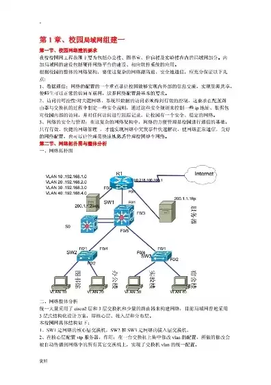 高校局域网组建，部署学校的局域网服务器