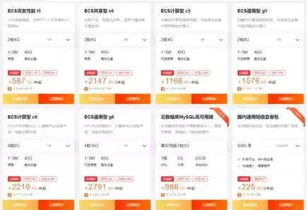阿里云服务器价位，阿里云服务器各版本价格