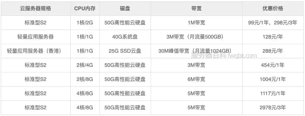 网站租个服务器多少钱啊，网站租用服务器费用解析，价格影响因素及预算规划