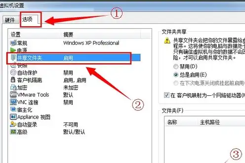 vmware虚拟机共享磁盘不显示怎么办，VMware虚拟机共享磁盘不显示问题解析及解决方法