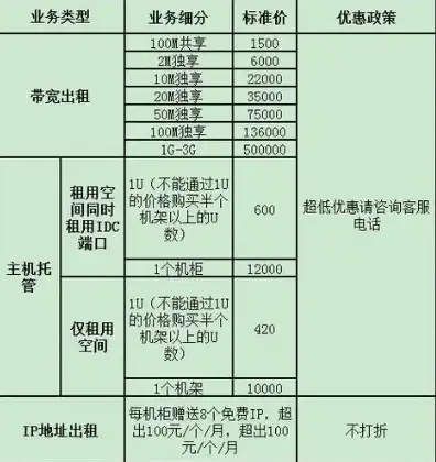 远程服务器租用多少钱一个月，远程服务器租用成本解析，月租费用一览及性价比考量