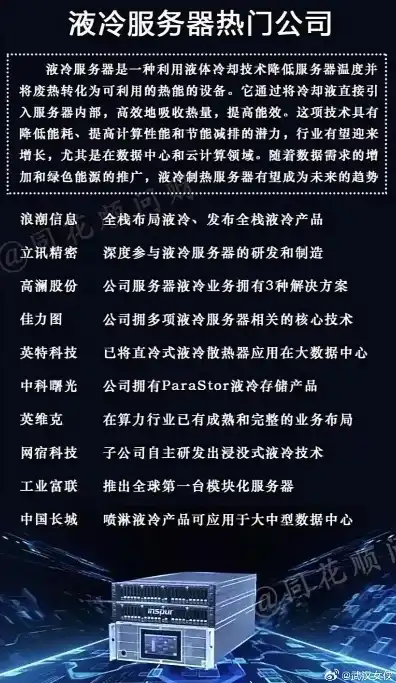 液冷服务器概念股龙头股，液冷服务器概念股龙头股盘点，市场领军企业揭秘与投资策略分析