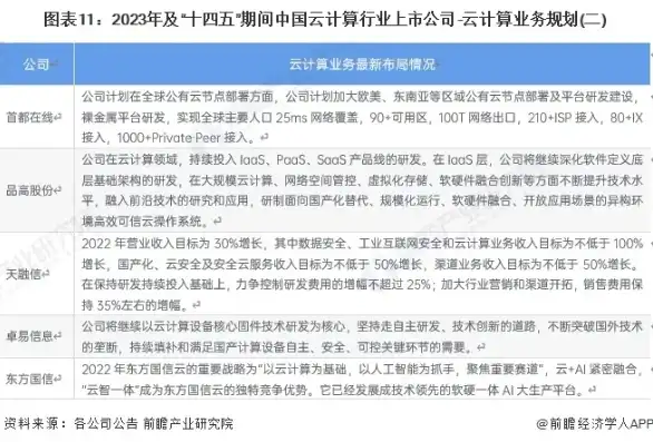 中国云服务排名，2023年中国云服务行业排行榜，格局重塑，新势力崛起