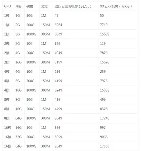 香港云服务器价格表最新，2023最新香港云服务器价格表解析，性价比之王，揭秘香港云服务器的秘密！