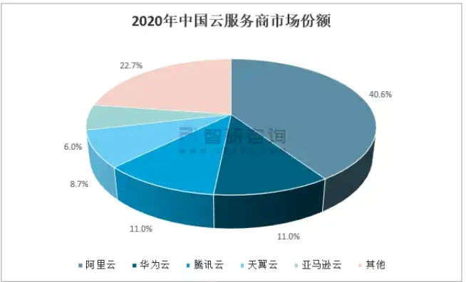 中国云服务市场份额排行榜，2020年中国云服务市场份额排行榜，云服务行业格局再升级