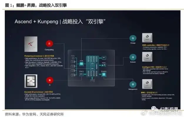 华为鲲鹏和昇腾区别，华为鲲鹏服务器与昇腾服务器，架构差异与应用场景解析