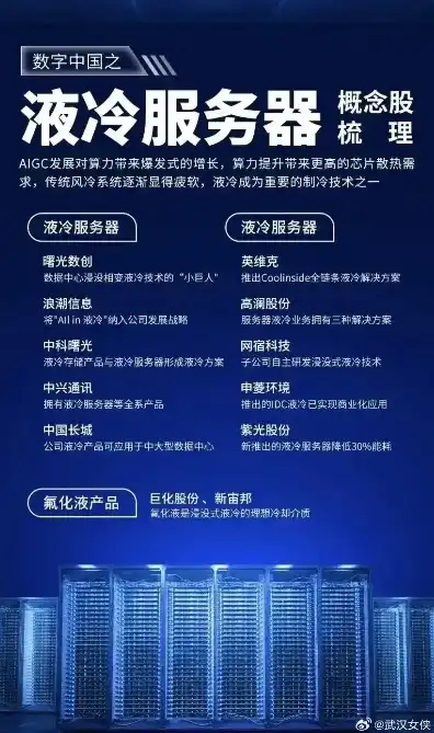 液冷服务器的特点及优势，液冷服务器概念龙头股票盘点，解析其特点与优势，挖掘投资潜力