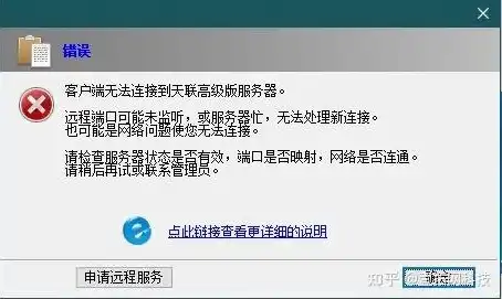 天联服务器地址怎么查，天联高级版客户端官网服务器地址错误排查及解决方法