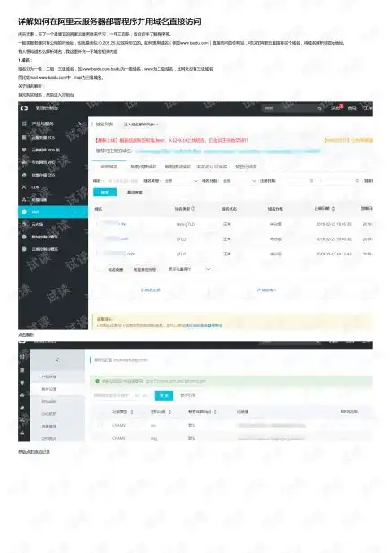 云服务器域名解析，云服务器域名解析，解析过程、应用场景及注意事项详解