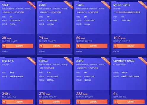 云服务器购买价格是多少啊，云服务器购买价格解析，不同品牌、配置与服务的全方位对比