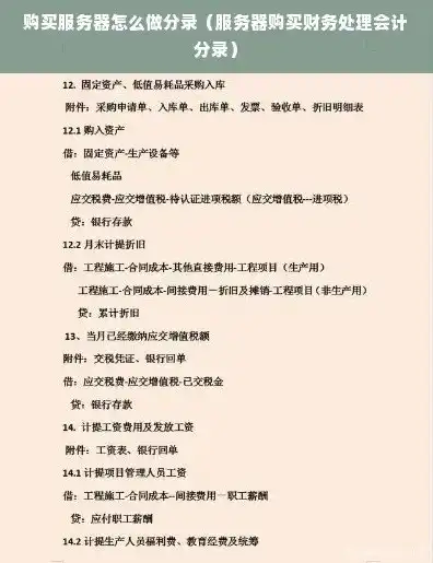 购买服务器的会计处理方法，企业购买服务器的会计处理方法及注意事项