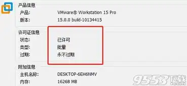 vmware15虚拟机激活码，VMware 17虚拟机激活码获取攻略，基于VMware 15激活码的经验分享