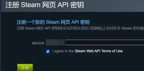 steam api key怎么注册，Steam API Key注册域名攻略全面解析注册流程与注意事项