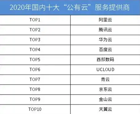 云服务器品牌前十大排名世界，全球云服务器品牌排名前十大解析，技术实力与市场影响力的巅峰对决