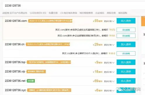 注册域名要多少钱，域名注册价格大揭秘，不同类型域名价格分析及节省成本策略