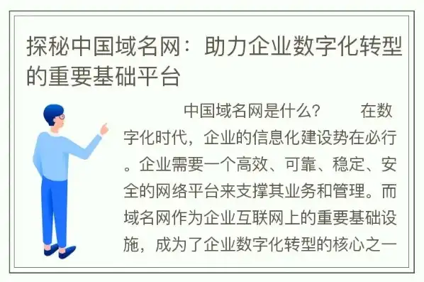 域名注册为什么好慢啊，域名注册，为何成为现代企业数字化转型的关键一步？深度解析其重要性与优势