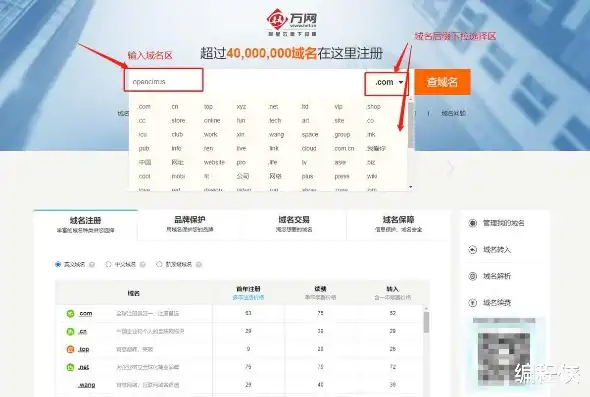 万网官网域名注册入口查询，万网官网域名注册全攻略，轻松开启您的网络之旅