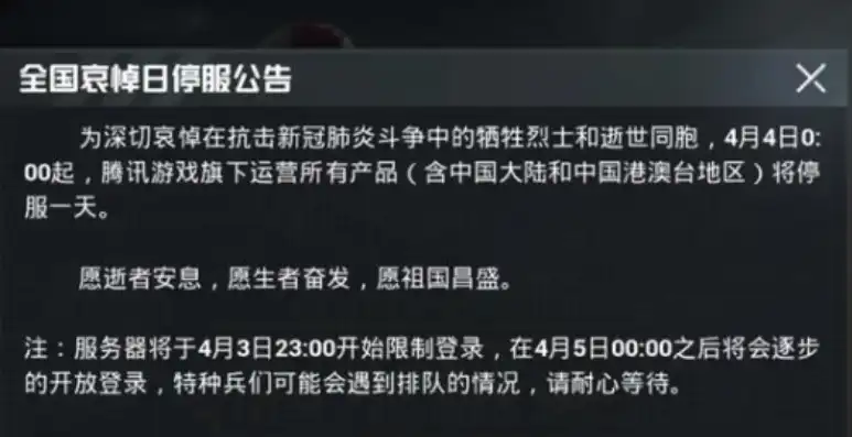 绝地求生服务器维护最新公告图片，绝地求生紧急公告，服务器即将进行大规模维护，玩家请注意调整游戏时间！