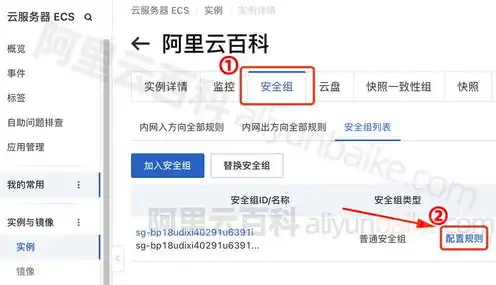 阿里云服务器配置安全组件，阿里云服务器安全组配置指南，全面解析与实操步骤