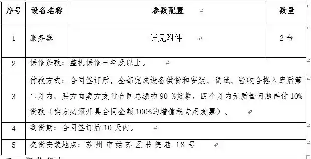 服务器采购招标，XX公司主流服务器配置采购招标公告