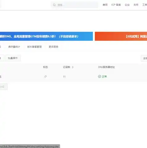 阿里云域名指向ip，阿里云域名指向IP详解，如何实现高效稳定的网络服务