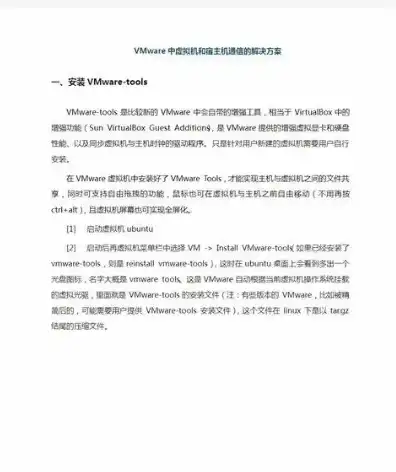 vmware 拷贝文件，深入探讨VMware虚拟机文件拷贝技巧与优化策略