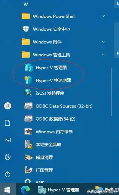 window10自带虚拟机怎么用，Windows 10内置Hyper-V虚拟机深度教程，从安装到高级配置