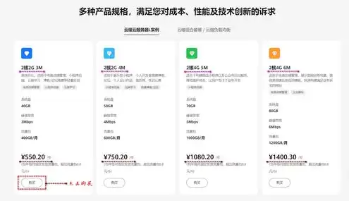 购买云服务器多少钱啊，揭秘云服务器价格之谜，详细解析不同品牌、配置、地区的价格差异