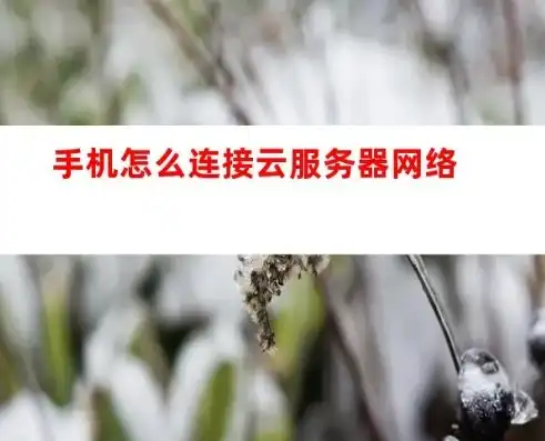 手机怎么连接云服务器网络，手机连接云服务器全攻略，轻松实现远程操作与数据同步