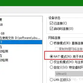 vmware虚拟机nat怎么联网，深入解析VMware虚拟机NAT联网方法及优化技巧