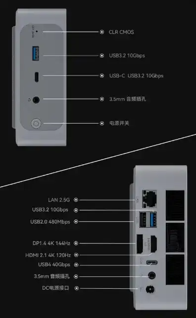 电脑mini主机大小对比图，电脑mini主机大盘点，不同尺寸解析与选购指南