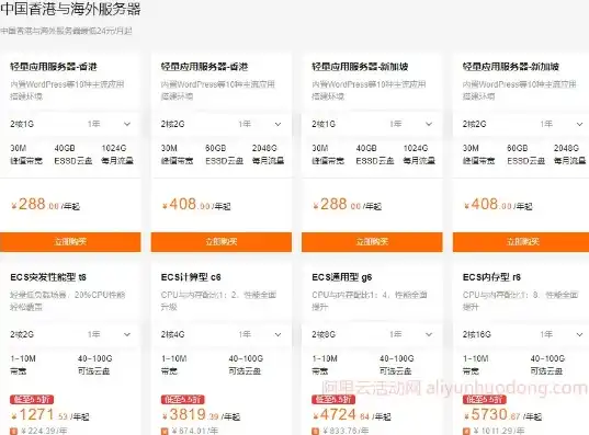 阿里云服务器价格多少钱一个，阿里云服务器价格揭秘，不同配置与优惠活动一览无余