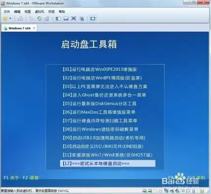 虚拟机进u盘启动盘怎么进，深入解析，如何在虚拟机中创建并使用U盘启动盘