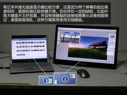 主机连接笔记本电脑做外接显示器怎么设置，深度解析，主机连接笔记本电脑作为外接显示器，详细设置攻略助你高效办公